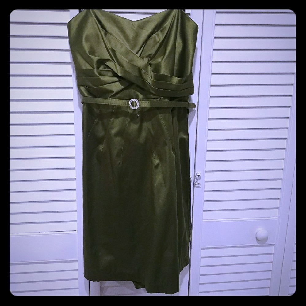 City Studio strapless dress